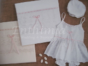 Girl's Lathopana - Pink Ribbons & Lace - Premium 6 pc. Gift Set